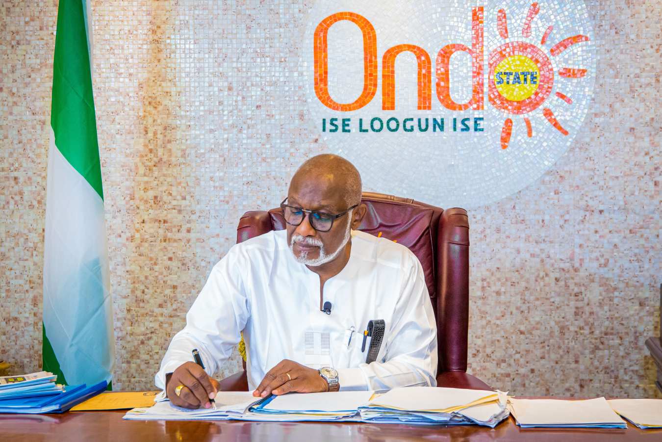 The late Governor Oluwarotimi Akeredolu