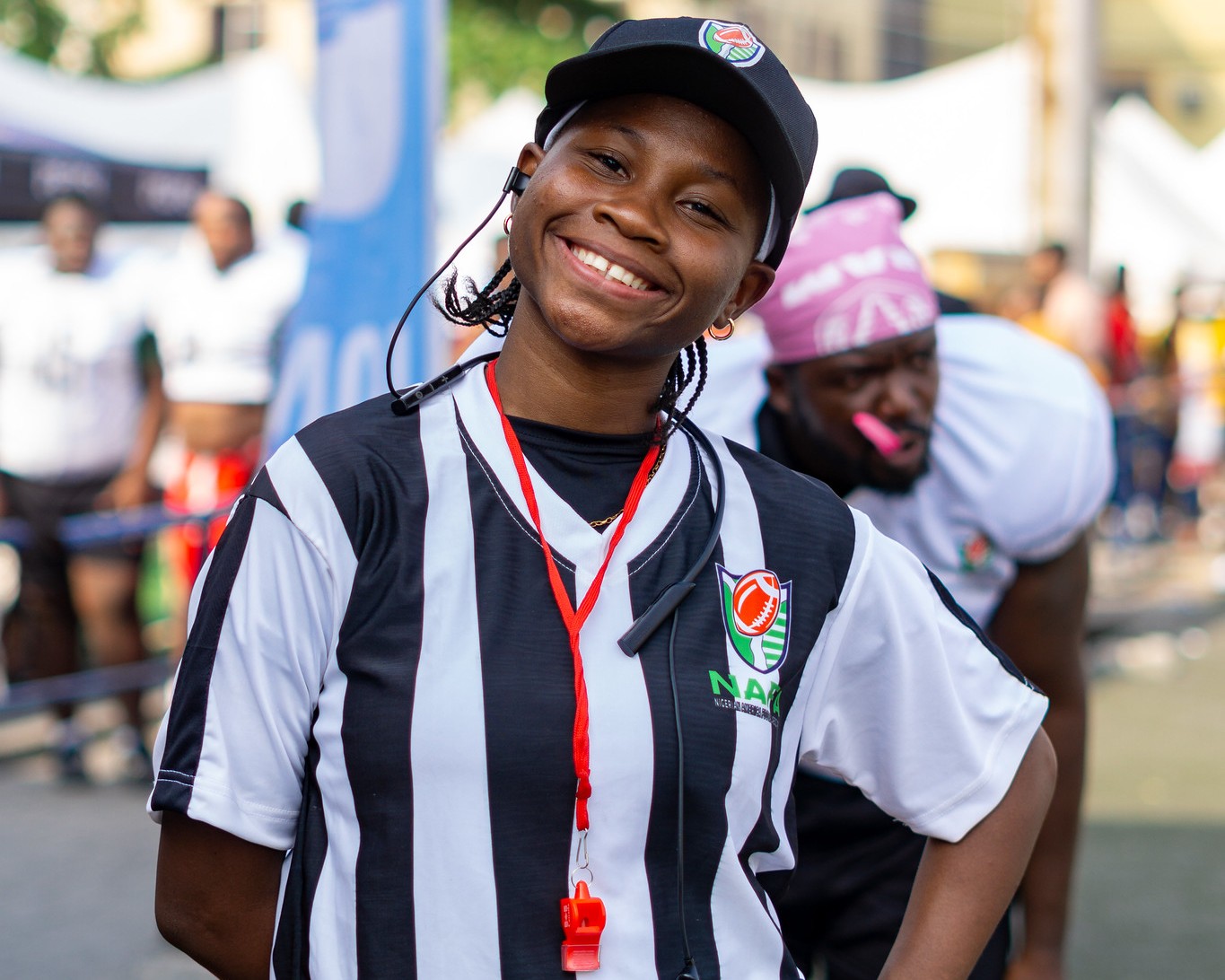 Favour as a flag football referee